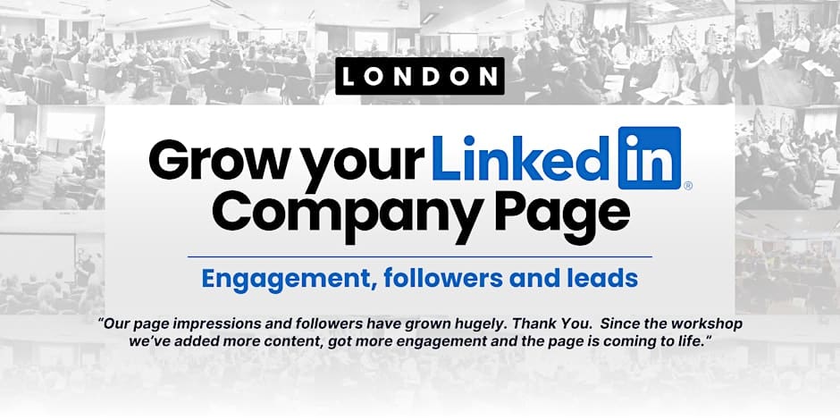 Grow Your LinkedIn Company Page Live Events