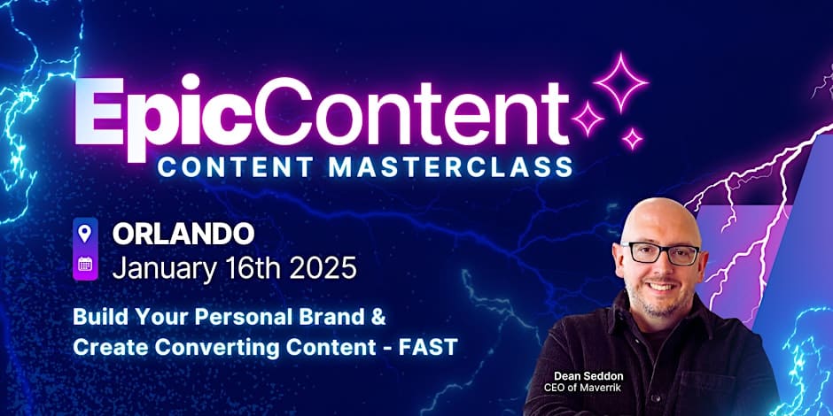 epic content masterclass orlando live events