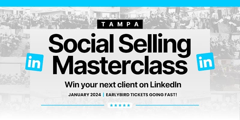 social selling masterclass tampa live events