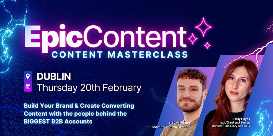 epic content dublin live events