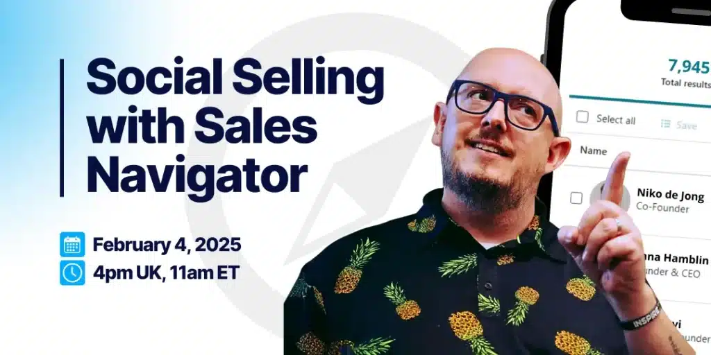 maverrik social selling with sales navigator live event