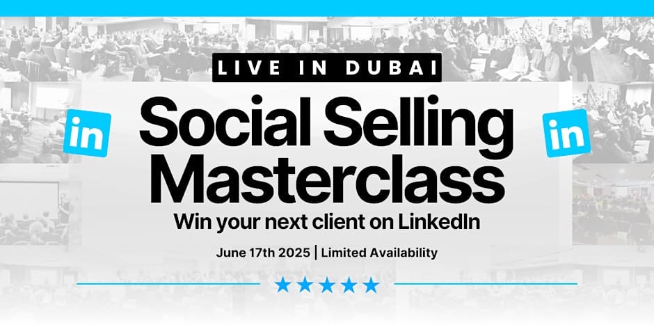 social selling dubai live events