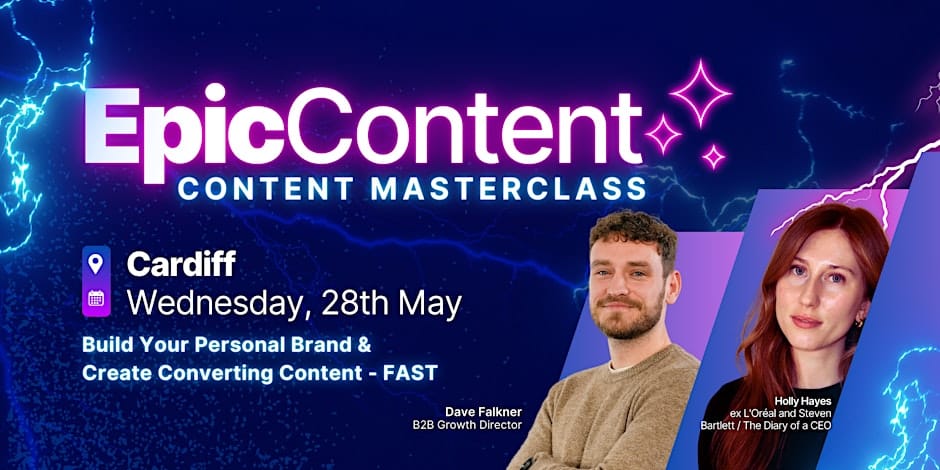 epic content masterclass live events cardiff