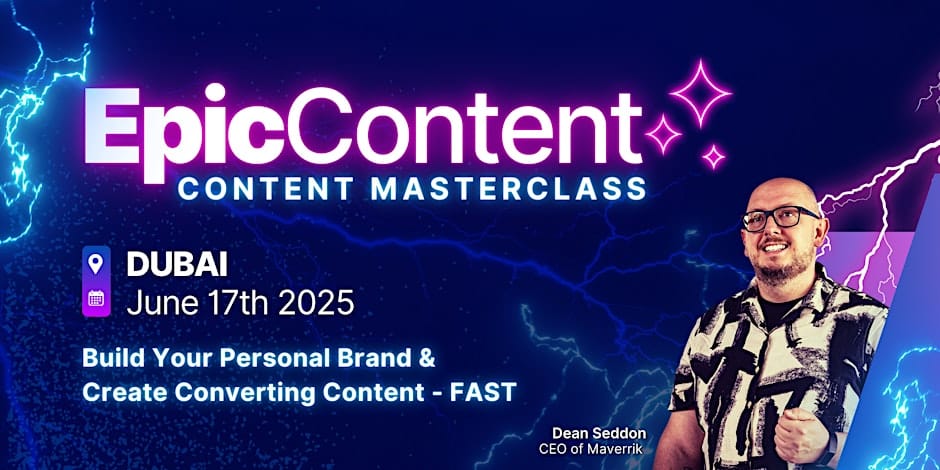 epic content masterclass live events dubai