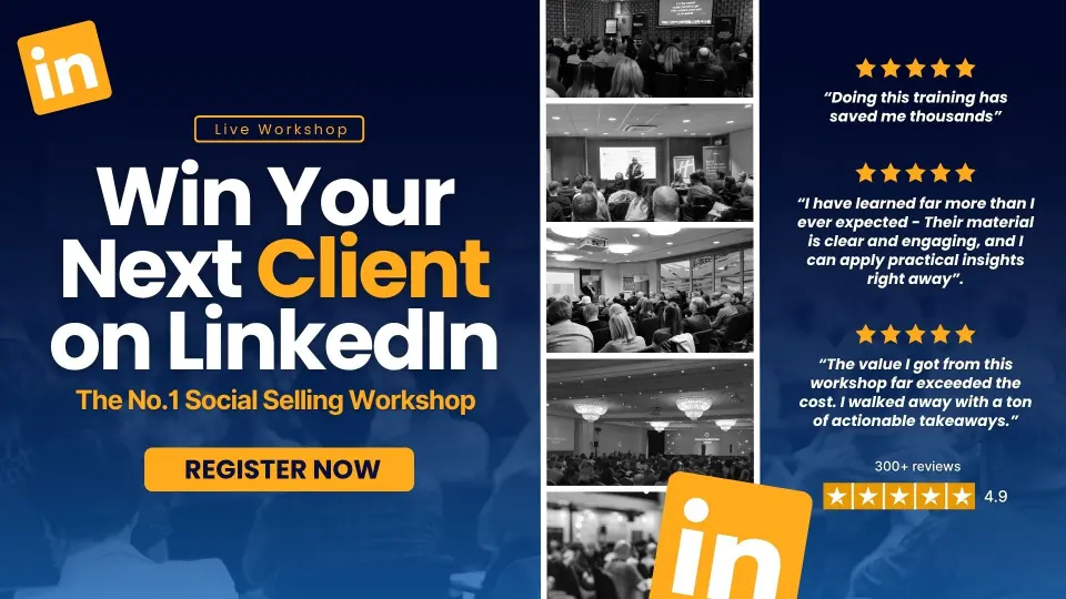Win Your Next Client On LinkedIn live events