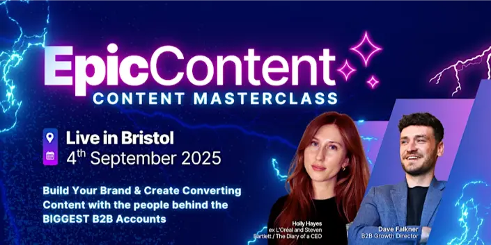epic content bristol live events