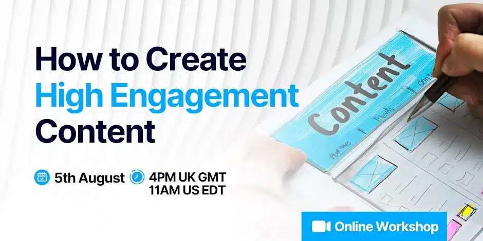 how to create high engagement content live events