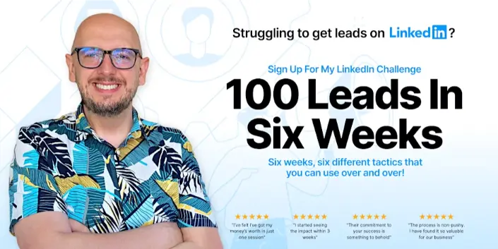 100 leads in 6 weeks live events