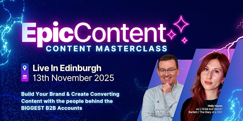 epic content edinburgh live events