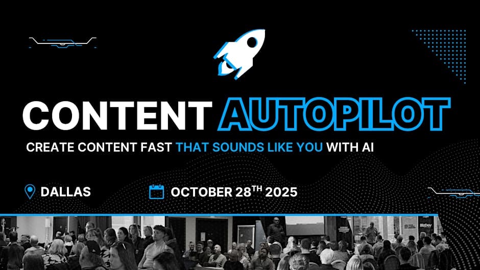 content autopilot dallas live events