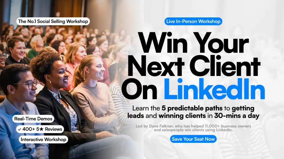win your next client on linkedin live events