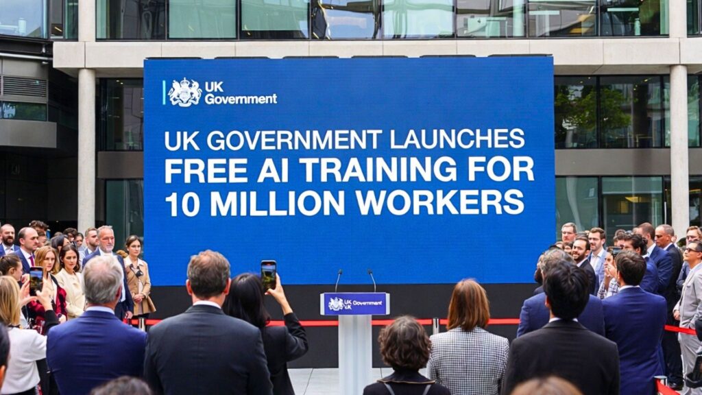 UK Government Launches Free AI Training For 10 Million Workers