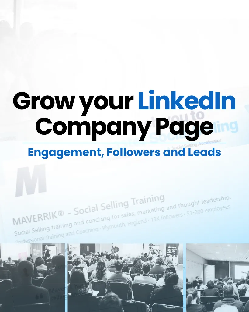 grow your linkedIn company page maverrik events