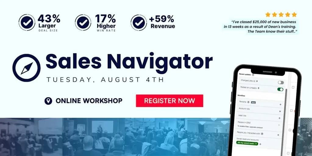 sales navigator online live events
