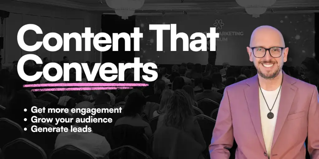 content that converts live events