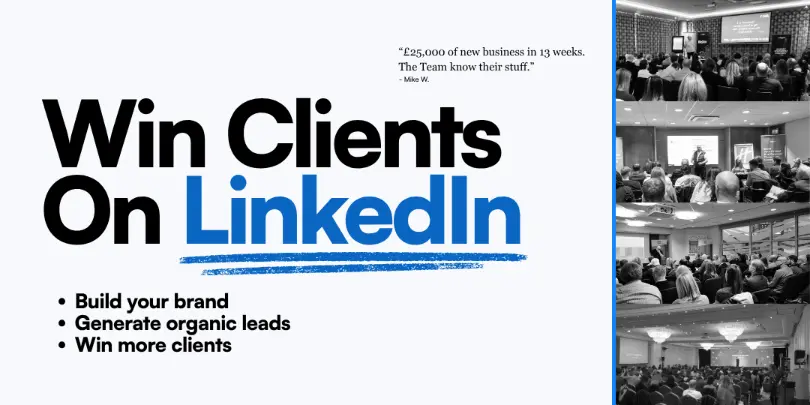 win clients on linkedin live events