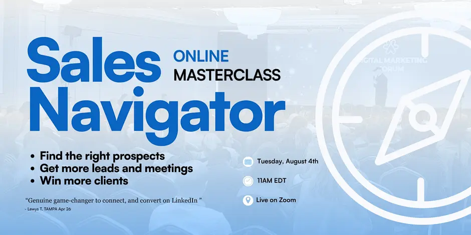 sales navigator online live events