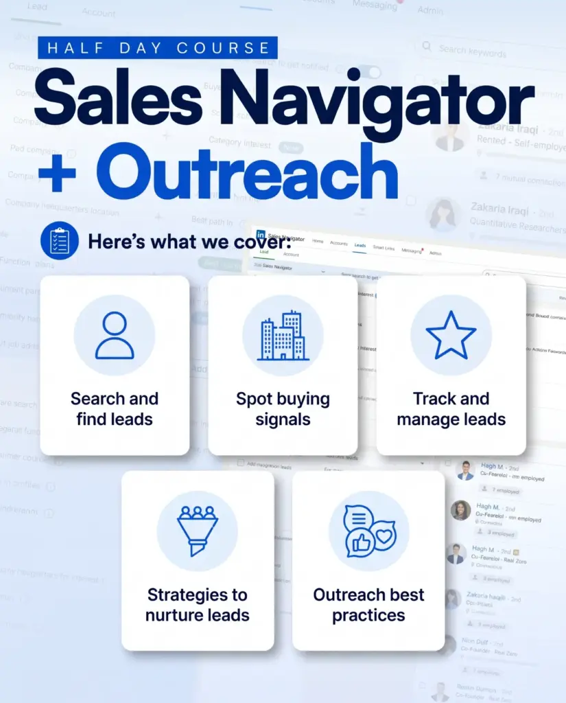 sales navigator and outreach maverrik event